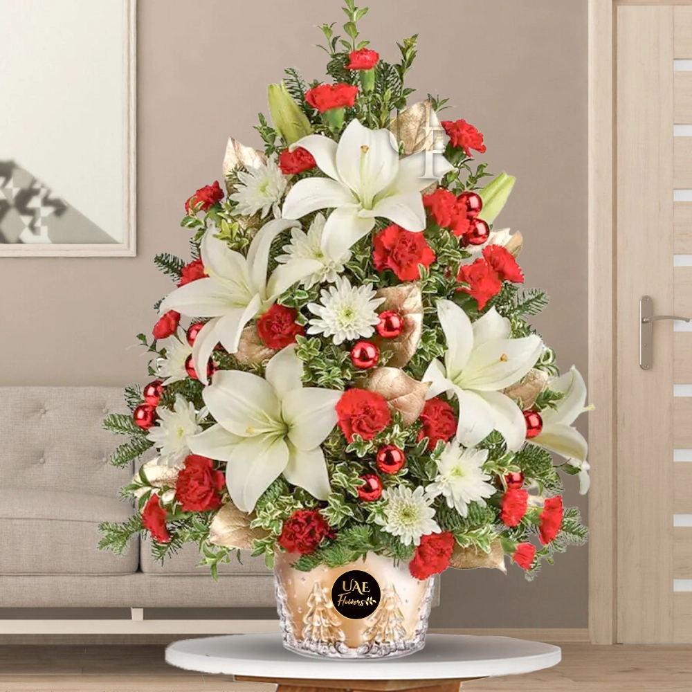 Fresh Flower Christmas Tree