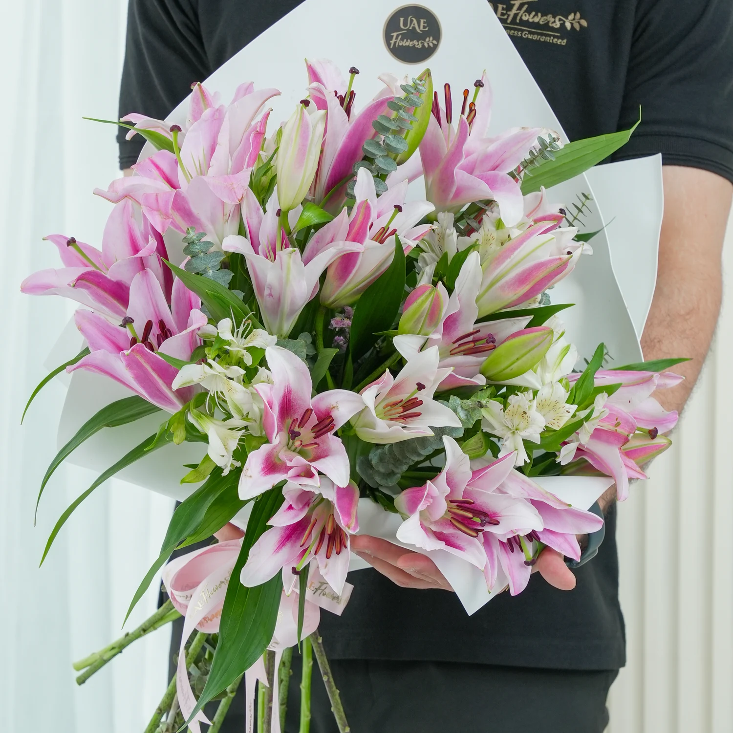 5 Lily Pastel Bouquet