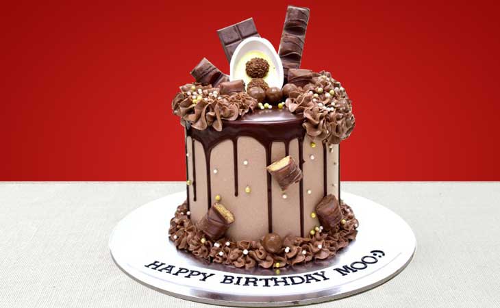 Lot of Chocolate dipped in Chocolate Cake